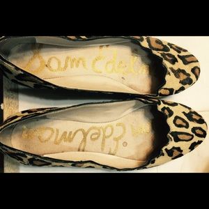 COPY - Size 10.5 Sam Edelman leopard print flats